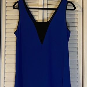 Express Blue V-Top